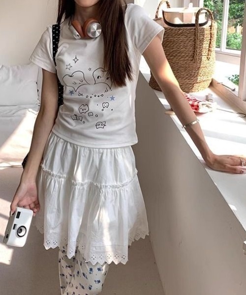 Achic(アシック)の「プリントTシャツ(Tシャツ/カットソー・レディース・ホワイト/ホワイト系その他2/ホワイト系その他3/ホワイト系その他・M)」の20枚目の写真
