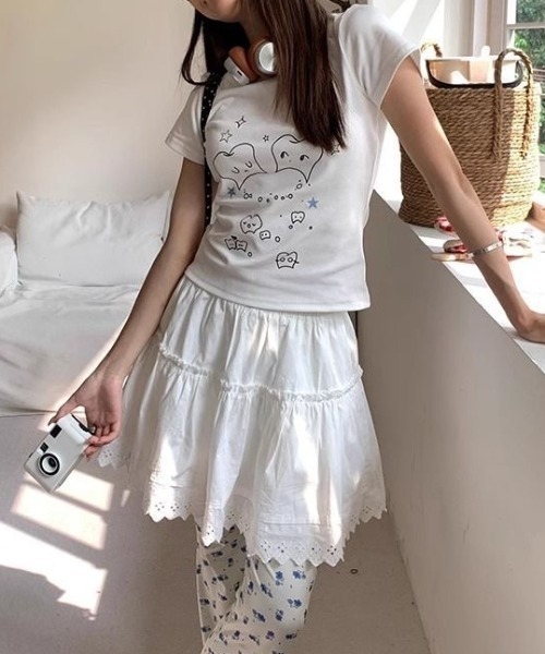 Achic(アシック)の「プリントTシャツ(Tシャツ/カットソー・レディース・ホワイト/ホワイト系その他2/ホワイト系その他3/ホワイト系その他・M)」の22枚目の写真