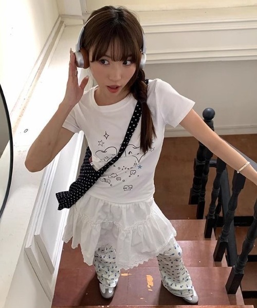Achic(アシック)の「プリントTシャツ(Tシャツ/カットソー・レディース・ホワイト/ホワイト系その他2/ホワイト系その他3/ホワイト系その他・M)」の9枚目の写真