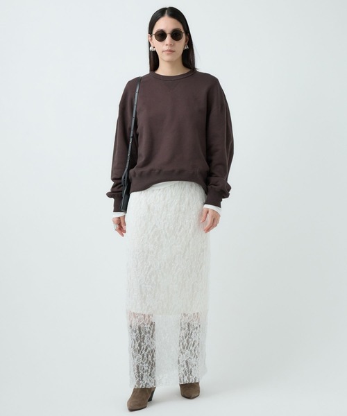 Chaos(カオス)の「Chaos(カオス)/◆WHY NOT NOW◆クースベイスウェットプルオーバー(スウェット・レディース・モカ/ブラウン/ベージュ・FREE)」の18枚目の写真