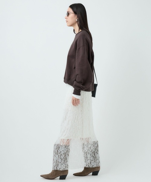 Chaos(カオス)の「Chaos(カオス)/◆WHY NOT NOW◆クースベイスウェットプルオーバー(スウェット・レディース・モカ/ブラウン/ベージュ・FREE)」の16枚目の写真