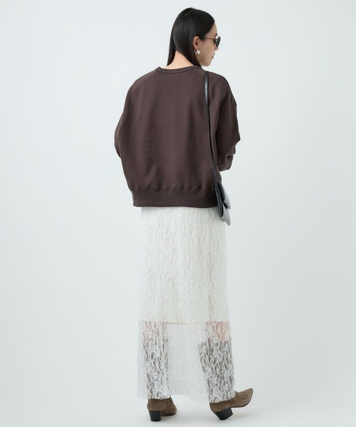 Chaos(カオス)の「Chaos(カオス)/◆WHY NOT NOW◆クースベイスウェットプルオーバー(スウェット・レディース・モカ/ブラウン/ベージュ・FREE)」の15枚目の写真