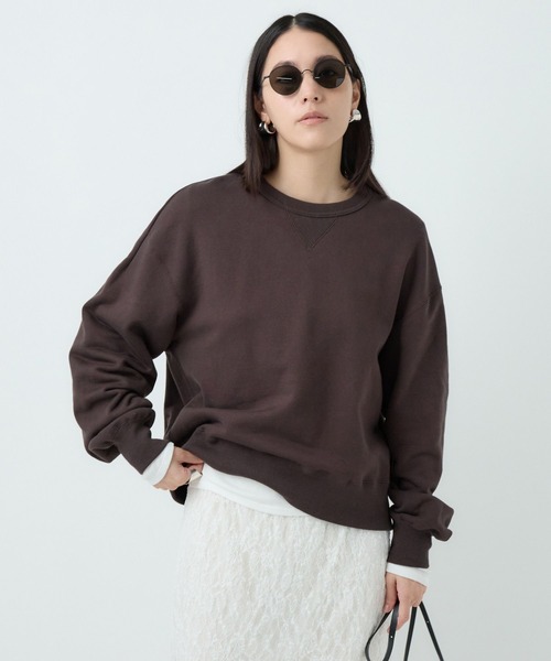 Chaos(カオス)の「Chaos(カオス)/◆WHY NOT NOW◆クースベイスウェットプルオーバー(スウェット・レディース・モカ/ブラウン/ベージュ・FREE)」の13枚目の写真