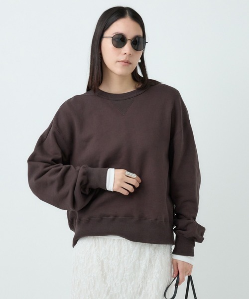 Chaos(カオス)の「Chaos(カオス)/◆WHY NOT NOW◆クースベイスウェットプルオーバー(スウェット・レディース・モカ/ブラウン/ベージュ・FREE)」の12枚目の写真