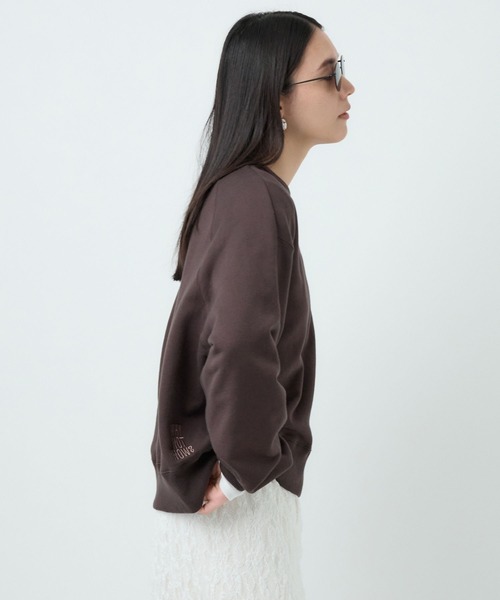 Chaos(カオス)の「Chaos(カオス)/◆WHY NOT NOW◆クースベイスウェットプルオーバー(スウェット・レディース・モカ/ブラウン/ベージュ・FREE)」の11枚目の写真