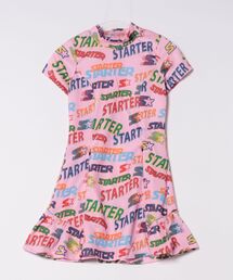STARTER（スターター）の「【WG】【it】【STARTER GOLF】スターターゴルフ ロゴパターン 総柄モックネック半袖ワンピースレディース SG-123011（ワンピース）」