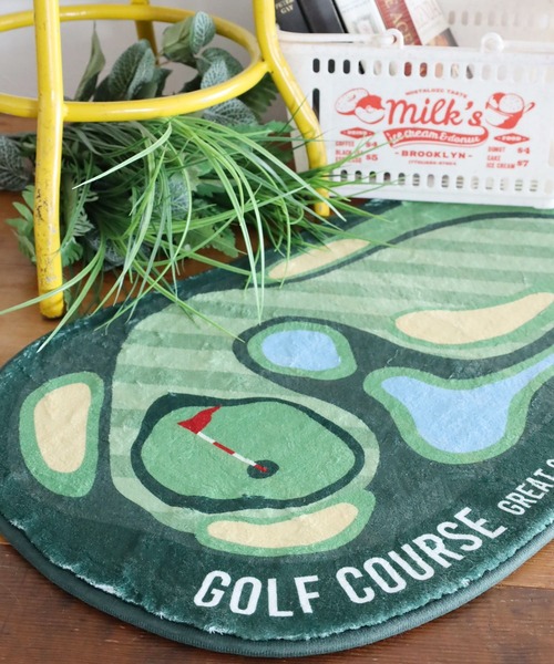 niko and...（ニコアンド）の「スポーツマット（ラグ/マット・レディース・ブラウン/グリーン・0）」の2枚目の写真