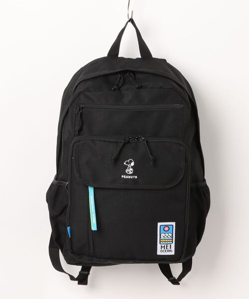 MEI OCEANメイオーシャン×PEANUTS SNOOPY コラボ リュック MEI 最大42% 8/3限定 メイオーシャン リュック 26L スヌーピー