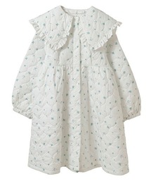 春⭐︎ライトグレー ⭐︎ 花柄刺繍 ⭐︎ 薄手ダウンジャケット⭐︎ベルポニータ 春⭐︎ライトグレー ⭐︎ 花柄刺繍 ⭐︎ 薄手ダウンジャケット