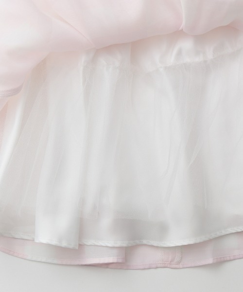 mellfy memory（メルフィーメモリー）の「Fairy gingham tulle apron スカート（スカート・レディース・ブルー/ピンク・M/S）」の15枚目の写真