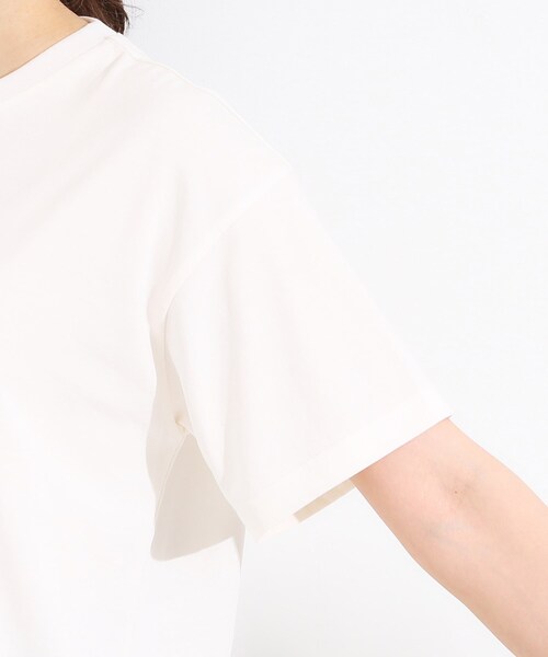 Cutie Blonde(キューティーブロンド)の「【ひんやり/S-LL】サガラ刺繍ロゴTシャツ(Tシャツ/カットソー・レディース・ブラック/グリーン/ホワイト・03/02/01/04)」の20枚目の写真
