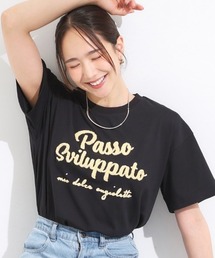 Cutie Blonde | 【ひんやり/S-LL】サガラ刺繍ロゴTシャツ(Tシャツ/カットソー)