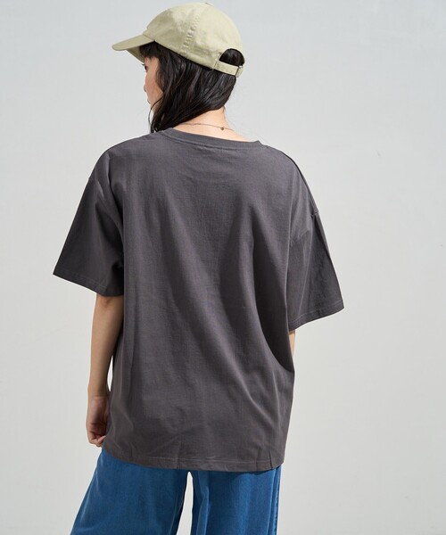 FREAK'S STORE(フリークスストア)の「news paper Tシャツ/ニュースペーパー プリントTシャツ(Tシャツ/カットソー・レディース・オフホワイト/チャコールグレー・ONE SIZE)」の22枚目の写真