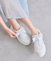 OLIVE des OLIVE | サテンリボン厚底スニーカー(スニーカー)