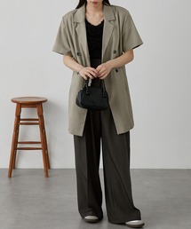 nui nullu（ヌイヌル）の「【nui nullu】 ミニワンピスタイルWテーラードジャケット（テーラードジャケット）」