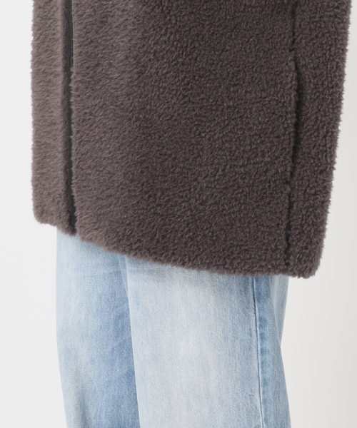 plage（プラージュ）の「lesTendre boa ベスト（その他アウター・レディース・チャコールグレー・36/38）」の13枚目の写真