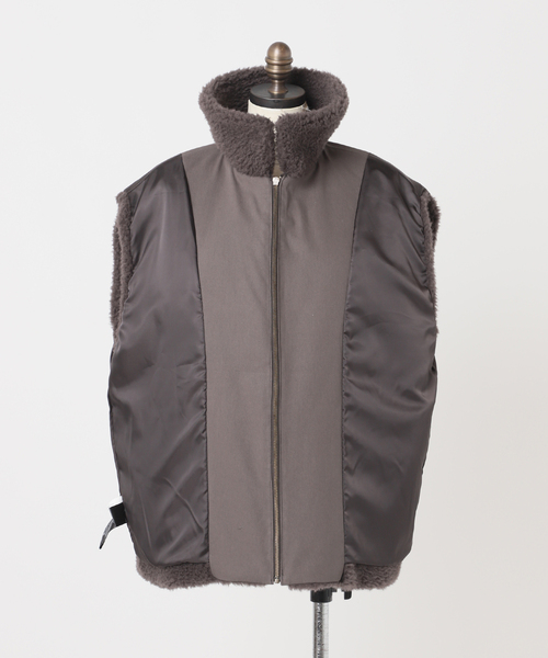 plage（プラージュ）の「lesTendre boa ベスト（その他アウター・レディース・チャコールグレー・36/38）」の16枚目の写真