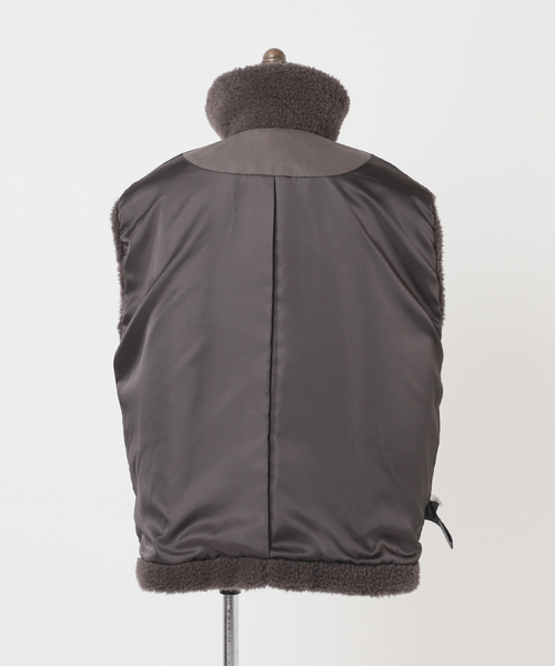 plage（プラージュ）の「lesTendre boa ベスト（その他アウター・レディース・チャコールグレー・36/38）」の17枚目の写真