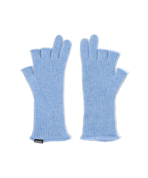 BEAMS（ビームス）の「カシミア フィンガーレス グローブ（手袋・メンズ・チャコールグレー/ブラック/サックスブルー・ONE SIZE）」の10枚目の写真