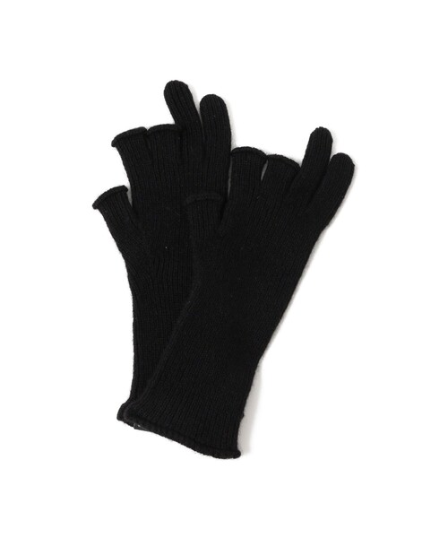 BEAMS（ビームス）の「カシミア フィンガーレス グローブ（手袋・メンズ・チャコールグレー/ブラック/サックスブルー・ONE SIZE）」の15枚目の写真