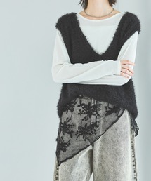 LAKOLE | トライアングルレーススカーフ / 596149(バンダナ/スカーフ)