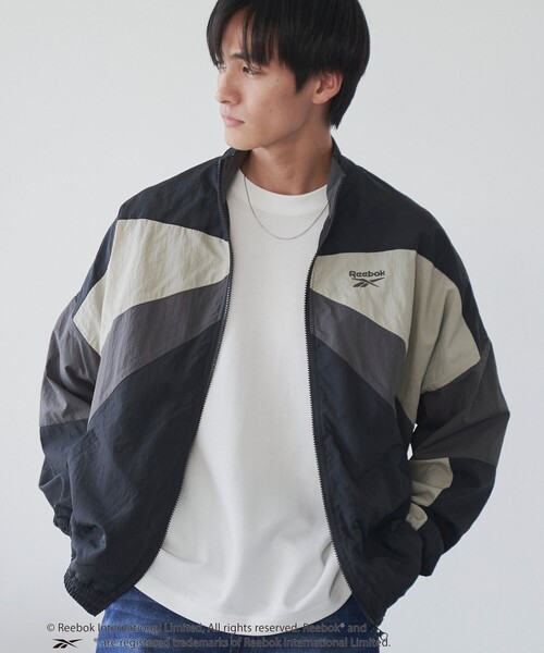 Reebok（リーボック）別注ナイロントラックジャケット（ナイロン