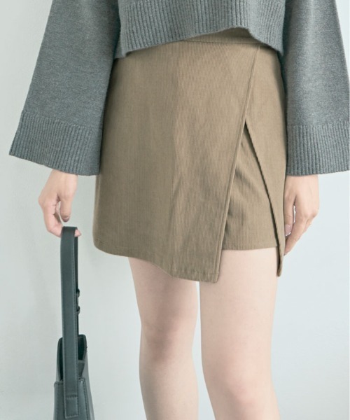 kirakiraShop(キラキラショップ)の「コーデュロイ ラップ スカート(スカート・レディース・ホワイト/モカ/ブラック・S/M/L)」の20枚目の写真