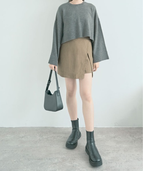kirakiraShop(キラキラショップ)の「コーデュロイ ラップ スカート(スカート・レディース・ホワイト/モカ/ブラック・S/M/L)」の19枚目の写真