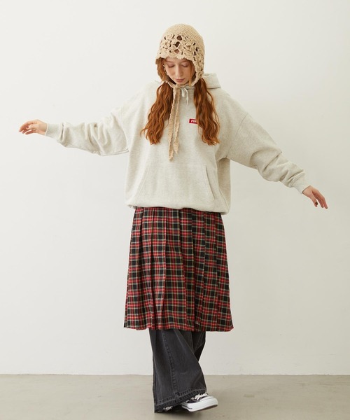 MILKFED.（ミルクフェド）の「FLOWER KNIT BONNET（ニットキャップ/ビーニー・レディース・アッシュ/ブラック/ベージュ・ONE SIZE）」の19枚目の写真
