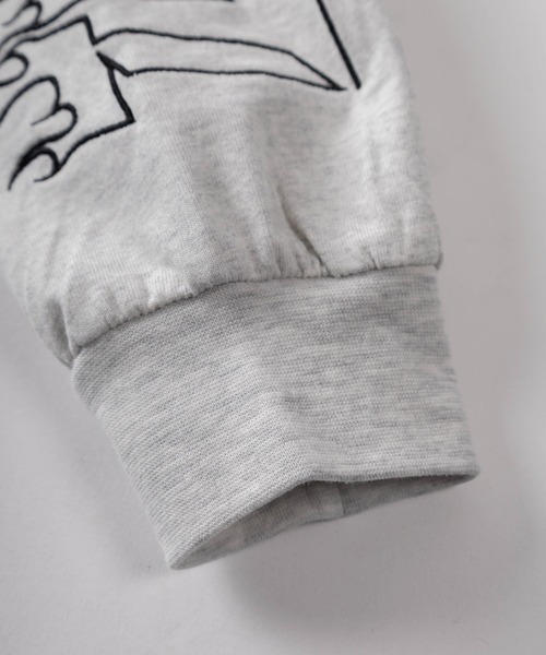 THRASHER(スラッシャー)の「【70】【THRASHER/スラッシャー】 ファイヤー ハートロゴ バックプリント ロングスリーブTシャツ(Tシャツ/カットソー・レディース・ホワイト/ブラック/アッシュグレー/ブラウン・L/M)」の9枚目の写真