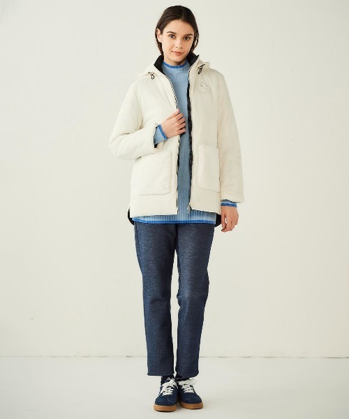 Picone CLUB(ピッコーネクラブ)の「バック刺繍裏起毛ジャージーパンツ(その他パンツ・レディース・ホワイト/ベージュ/ネイビー/ブラック・M/L/LL)」の17枚目の写真