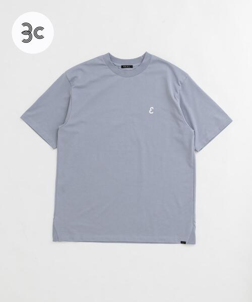 EKAL（エカル）の「『UR TECH ひやサラクール』ロゴワッペンTシャツ（Tシャツ/カットソー・メンズ・ホワイト/ブルー系その他/ピンク系その他・SMALL/X-LARGE/MEDIUM/LARGE）」の2枚目の写真