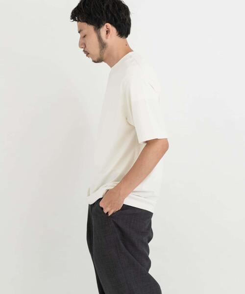 EKAL（エカル）の「『UR TECH ひやサラクール』ロゴワッペンTシャツ（Tシャツ/カットソー・メンズ・ホワイト/ブルー系その他/ピンク系その他・SMALL/X-LARGE/MEDIUM/LARGE）」の6枚目の写真