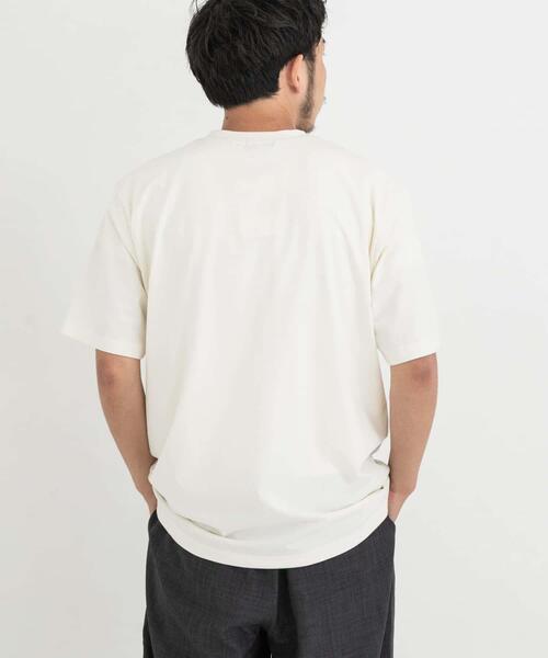 EKAL（エカル）の「『UR TECH ひやサラクール』ロゴワッペンTシャツ（Tシャツ/カットソー・メンズ・ホワイト/ブルー系その他/ピンク系その他・SMALL/X-LARGE/MEDIUM/LARGE）」の7枚目の写真