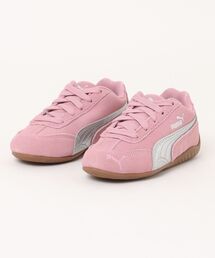 PUMA（プーマ）の「PUMA プーマ 17-21 SPEEDCAT METALLIC PS スピードキャット メタリック PS 404114 03P.PINK/SILVER（スニーカー・キッズ）」