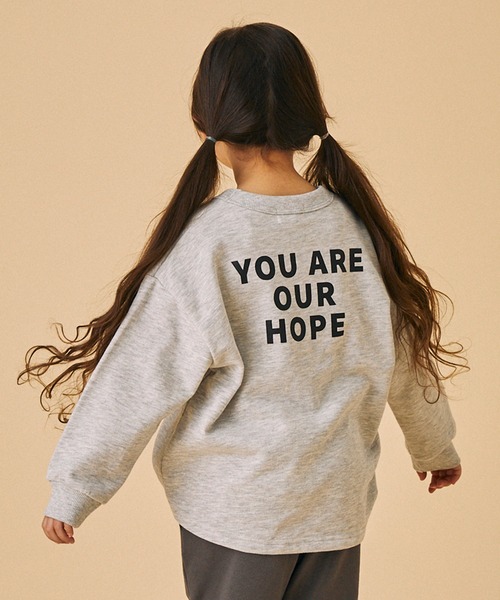 FOV(フォブ)の「FOV/フォブ HOPE トレーナー(スウェット・キッズ・チャコールグレー/アッシュグレー/トップグレー・XL/L/M/S)」の6枚目の写真