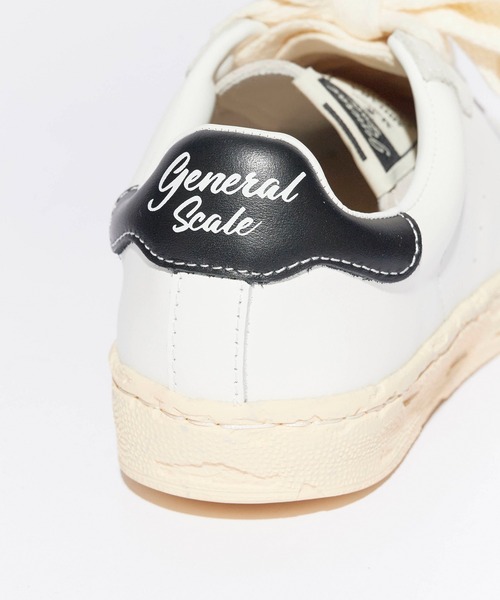 Maison MIHARA YASUHIRO（メゾンミハラヤスヒロ）の「General Scale. Maison MIHARA YASUHIRO /ジェネラルスケール メゾンミハラヤスヒロ　SEINE LEATHER LOW-TOP SNEAKERS スニーカー（スニーカー・メンズ・ブラック/ホワイト/ブラック×ブラック・38/36/44/43/42/41/40/37）」の15枚目の写真