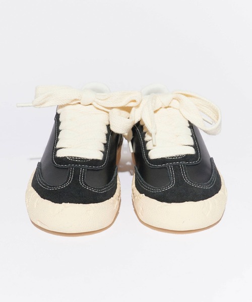 Maison MIHARA YASUHIRO（メゾンミハラヤスヒロ）の「General Scale. Maison MIHARA YASUHIRO /ジェネラルスケール メゾンミハラヤスヒロ　SEINE LEATHER LOW-TOP SNEAKERS スニーカー（スニーカー・メンズ・ブラック/ホワイト/ブラック×ブラック・38/36/44/43/42/41/40/37）」の14枚目の写真