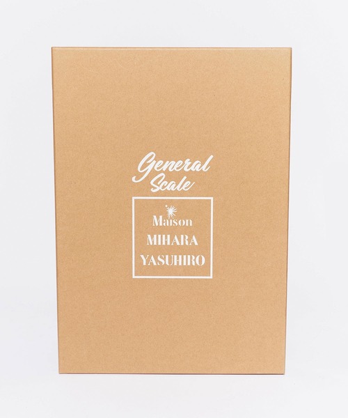 Maison MIHARA YASUHIRO（メゾンミハラヤスヒロ）の「General Scale. Maison MIHARA YASUHIRO /ジェネラルスケール メゾンミハラヤスヒロ　SEINE LEATHER LOW-TOP SNEAKERS スニーカー（スニーカー・メンズ・ブラック/ホワイト/ブラック×ブラック・38/36/44/43/42/41/40/37）」の8枚目の写真