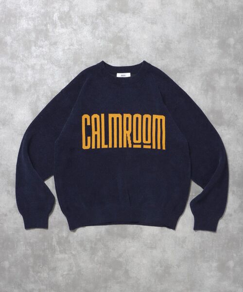 FFEIN（フェイン）の「【FFEIN（フェイン）】デカロゴニットプルオーバー / ニット ロゴ クルーネック モール（ニット/セーター・メンズ・ネイビー/ブラック/アイボリー・SMALL/MEDIUM/LARGE）」の13枚目の写真