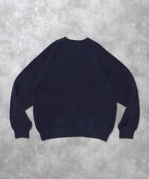 FFEIN（フェイン）の「【FFEIN（フェイン）】デカロゴニットプルオーバー / ニット ロゴ クルーネック モール（ニット/セーター・メンズ・ネイビー/ブラック/アイボリー・SMALL/MEDIUM/LARGE）」の14枚目の写真