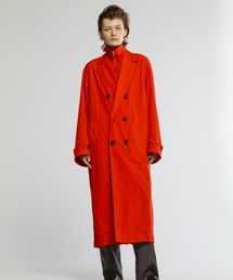 CINOH（チノ）の「ナイロンダブルブレストロングコート（その他アウター）」