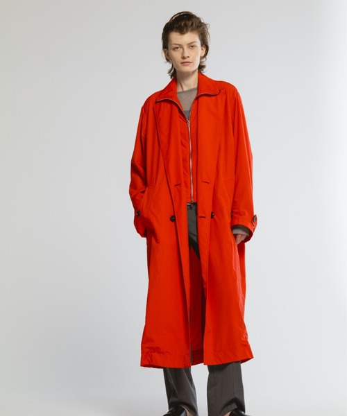 Saint Laurent《ダブルブレスト ロングコート》キャメル 直営店