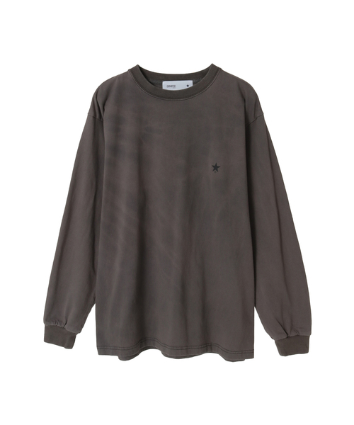 CONVERSE TOKYO（コンバーストウキョウ）の「【S～XLサイズ】STAR★ ONE POINT LONG SLEEVE TEE（Tシャツ/カットソー・レディース・ブラック/ホワイト/ピンク/スミクロ・SMALL/MEDIUM/LARGE/X-LARGE）」の3枚目の写真