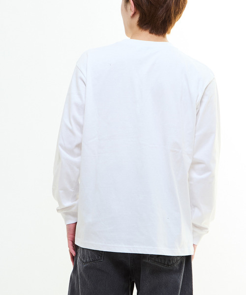 CONVERSE TOKYO（コンバーストウキョウ）の「【S～XLサイズ】STAR★ ONE POINT LONG SLEEVE TEE（Tシャツ/カットソー・レディース・ブラック/ホワイト/ピンク/スミクロ・SMALL/MEDIUM/LARGE/X-LARGE）」の8枚目の写真