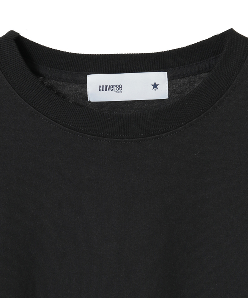 CONVERSE TOKYO（コンバーストウキョウ）の「【S～XLサイズ】STAR★ ONE POINT LONG SLEEVE TEE（Tシャツ/カットソー・レディース・ブラック/ホワイト/ピンク/スミクロ・SMALL/MEDIUM/LARGE/X-LARGE）」の14枚目の写真
