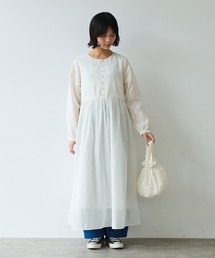 bulle de savon | noble flower ジャガード ワンピース(ワンピース)