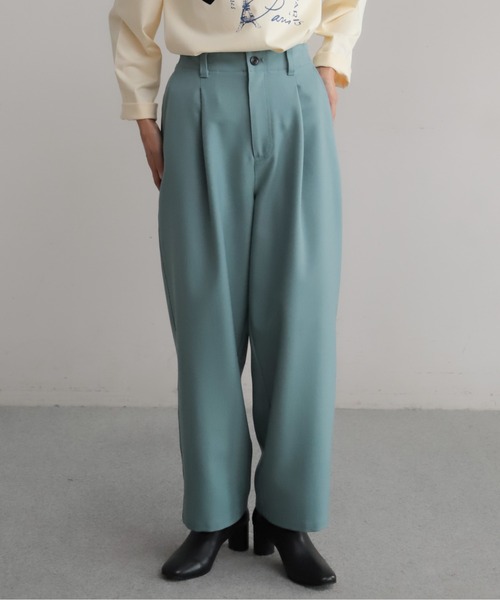 ポリエステルツイル タックパンツ | NOMBRE IMPAIR