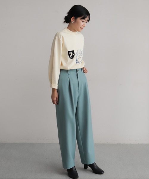 ポリエステルツイル タックパンツ | NOMBRE IMPAIR