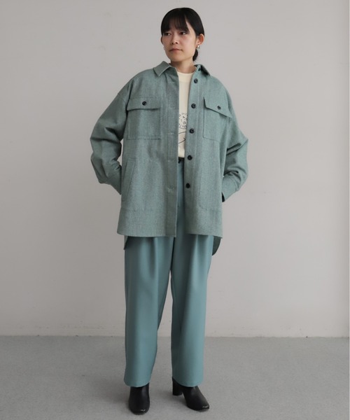 ポリエステルツイル タックパンツ | NOMBRE IMPAIR